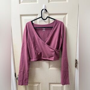 💕 PINK Victoria’s Secret Wrap Top In Pink